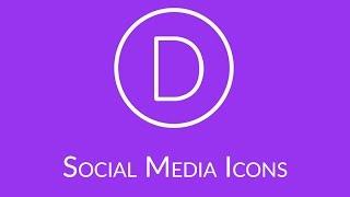 How to add more social media icons in Divi Theme - Part 4