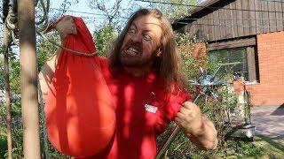 Giant 5ft water balloon 1000fps slow motion Starbuck Pro Wrestling