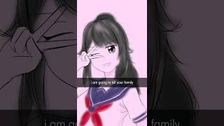 i am going to kill your family | Yandere Sim Animatic #yanderesimulator #comedy #memes