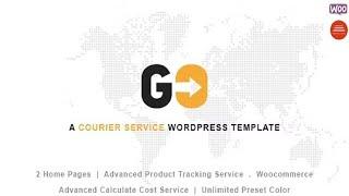 GO Courier – Delivery Transport WordPress Theme