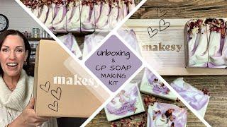 Let's Make Soap️  MAKESY Unboxing & Beginner Cold Process Soap Making Kit | Ellen Ruth Soap