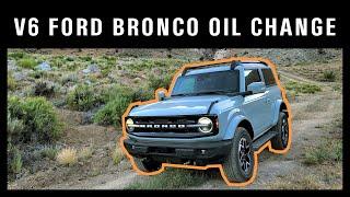 Ford Bronco V6 Oil Change How-To (Hoover Dam Warning)