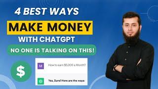 4 Ways to make money online with ChatGPT | No one is talking!