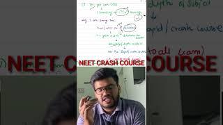 NEET CRASH COURSE 2024 Join pannalama  ??  Is it Enough  Hidden "TRUTH" about CRASH COURSE 