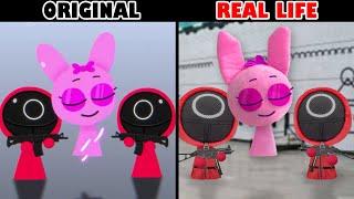 Best TikToks of Incredibox Sprunki:  PINKI Seize the Gun Squid Game 2 | Original vs Plush Toys