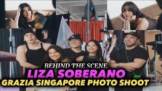 LIZA SOBERANO BEHIND THE SCENES @ GRAZIA SINGAPORE