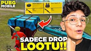 SADECE DROP LOOTU İLE KAZANMA CHALLENGE!! | PUBG MOBİLE