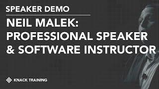 Neil Malek Speaker Reel