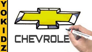 Chevrolet Logo Drawing | Logo Drawing | YoKidz Channel | YoKidz Drawing