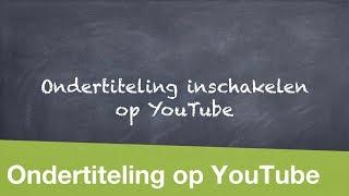 Ondertiteling inschakelen op YouTube (iPad)