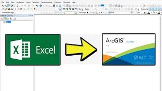 how to Import excel data into ArcGIS II Import XY Coordinate from excel to ArcMap