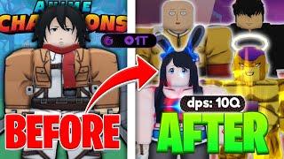 Catching Up In Anime Champions Simulator!