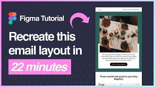 Figma Tutorial: Design a Etsy email template using Emailify