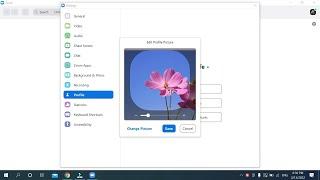 How to Change Zoom  App Profile Pic In Laptop Desktop