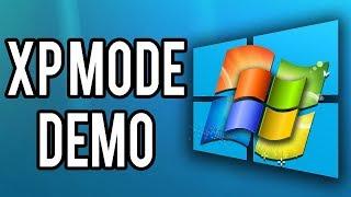 Installing Windows XP on Windows 7 on Windows 10 (XP Mode Demo)