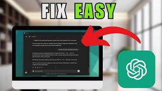 Fix 'Something Went Wrong' Error on ChatGPT