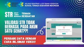 Validasi Data STR belum berhasil?! Perbaiki Data melalui Akun KTKI/KKI