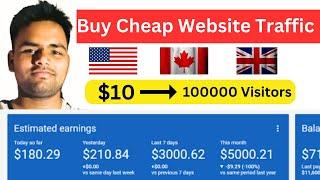 Buy Cheap Website Traffic 2024 | AdSense Arbitrage best Guide 