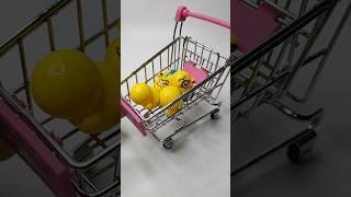 Minions in Push Cart! #meow #funny #cat #meaw #memes #toys #satisfying #squishy #trend #shorts