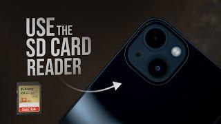 How to Use the SD Card Reader for iPhone (tutorial)