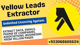 How To Activate Yellow Leads Extractor? Yellow Pages Extractor Reseller Panel | scrape yellow page