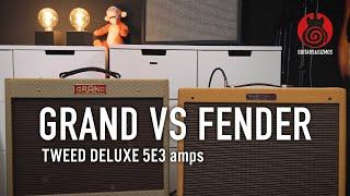 Fender Deluxe vs Grand Deluxe. 5E3 Tweed amp comparison.