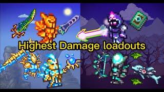 Loadouts for MAX Damage in Terraria