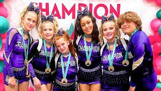 CHEER COMPETiTiON WiTH 6 KiDS?! *WiLL WE WiN?* 