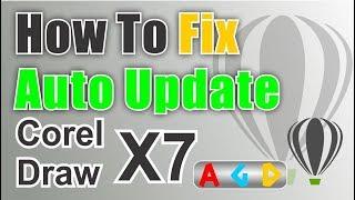 How To Fix Auto Update Of Coreldraw X7 | illegal software | Buy Legal Copy coreldraw tutorials hindi