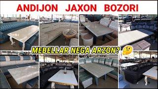 ANDIJON JAXON BOZORI. YUMSHOQ MEBEL NARXLARI 2024. ARZONMI? #andijon #jaxonbozor  #mebel #2024