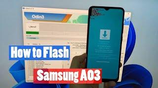 How to Flash Samsung Galaxy A03 (SM-A035F, SM-A035M) | Flash firmware Android 11 with ODIN3