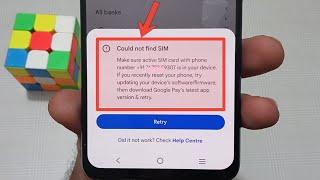 how to fix could not find sim problem in Google pay | Google Pay मे सिम न मिल पाने की समस्या ठीक करे