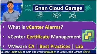 38. vCenter Alarms & Certificate Management: VMware CA, Best Practices, Lab Tutorial | Must-Watch!