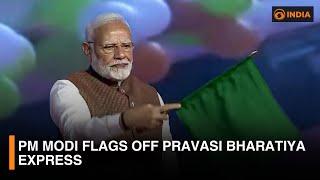 PM Modi flags off Pravasi Bharatiya Express | DD India