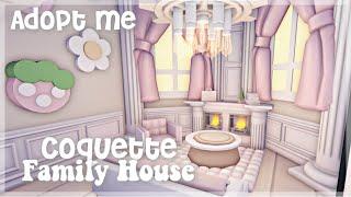Coquette Soft Family House Part 2 - House build - Adopt me
