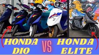 Honda DIO vs Honda elite differences