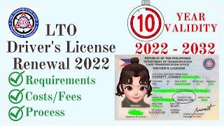 LTO Drivers License Renewal 2022 - 10 Year Validity!! | Step by Step Process | The Everett's Academe