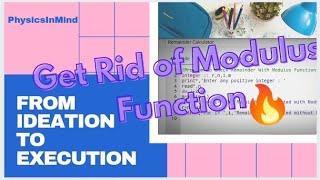 How to find remainder without using the in-built MOD function in Coding....!!!!