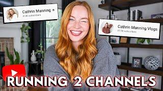 How To Run Multiple YouTube Channels // When to get a second channel, how Adsense works, & MORE