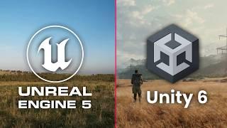 Unreal Engine 5 vs Unity 6