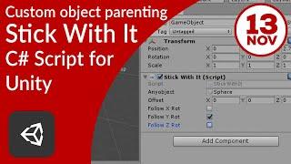 A Simple Unity C# Script To Follow Any Object’s Position And Rotation