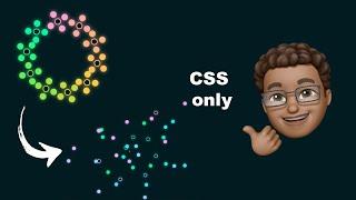 Random Rotation CSS only || HTML&CSS  مشروع حركة الدوائر العشوائية