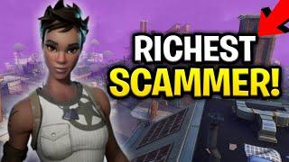 Insanely Rich Scammer Scams Himself! (Scammer Get Scammed) Fortnite Save The World