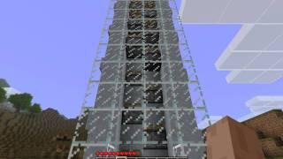 Fast Minecraft piston elevator