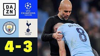 Bitteres Aus für Pep Guardiola: Manchester City - Tottenham Hotspur 4:3 | Champions League | DAZN