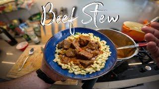 Easy Beef & Red Wine Stew 