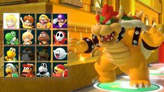 Super Mario Party - Mario vs Bowser vs Luigi vs Donkey Kong - Kamek's Tantalizing Tower