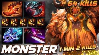 Earthshaker 64 KILLS Monster 1 MIN 2 KILLS - Dota 2 Pro Gameplay [Watch & Learn]