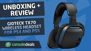 Gioteck TX70 Wireless RF Stereo Gaming Headset (Uboxing + Review) | Console Deals