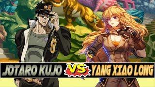 M.U.G.E.N. Battles | Jotaro Kujo vs Yang Xiao Long | JoJo's Bizarre Adventure vs RWBY